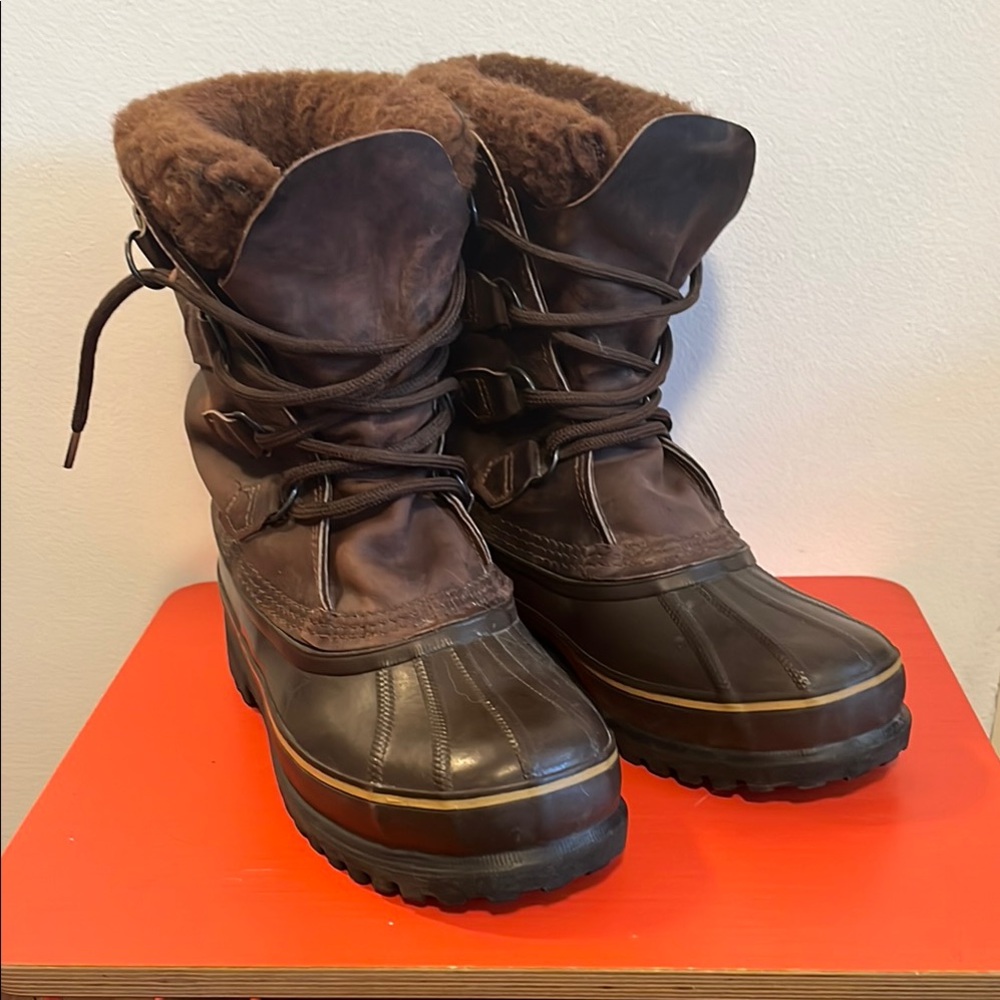 Sorel Brown Winter Boots Waterproof Insulated